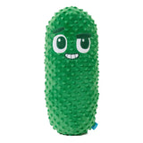 Green Pickle Dog Toy with Squeaker & Crinkle Sound, Interactive Play for Dogs of All Sizes