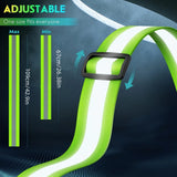 Led Light Up Running Vest Reflective for Walking at Night; High Visibility Gear Rechargeable Adjustable for Runners Walkers Men and Women