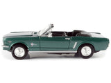 1964 1/2 Ford Mustang Convertible Green Metallic 1/24 Diecast Model Car by Motormax