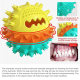 Multi-Functional Pet Vocal Dog Toy Squeaking, Leaking Food, Teeth Grinding, Bounce