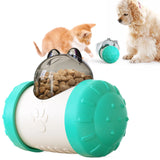 Portable Pet Chew Toy Tumbler, Puzzle Slow Food Leakage Ball, Cat Dog Food Dispenser Slow Feeder