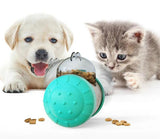 Portable Pet Chew Toy Tumbler, Puzzle Slow Food Leakage Ball, Cat Dog Food Dispenser Slow Feeder