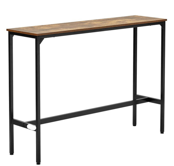 Bar Table Height Pub Table Cocktail Coffee Counter Kitchen Dining 55x15x39 in