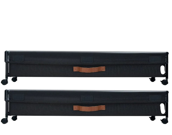 Under Bed Storage with Wheels 36 x 18.1 x 7.3 Inch Rolling Storage Bags 2 Pack