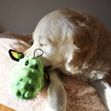Flat Bumpy Gator Plush Dog Toy