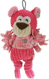 Polka Dot Pal Bear Squeaky Plush Dog Toy