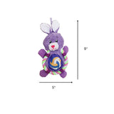 Ropers Flat Sport Bunny Crinkle Plush Dog Toy