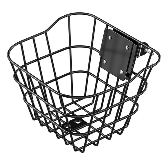 Front Bike Basket Electric Scooter Basket with Fixed Bracket Kids/Adult