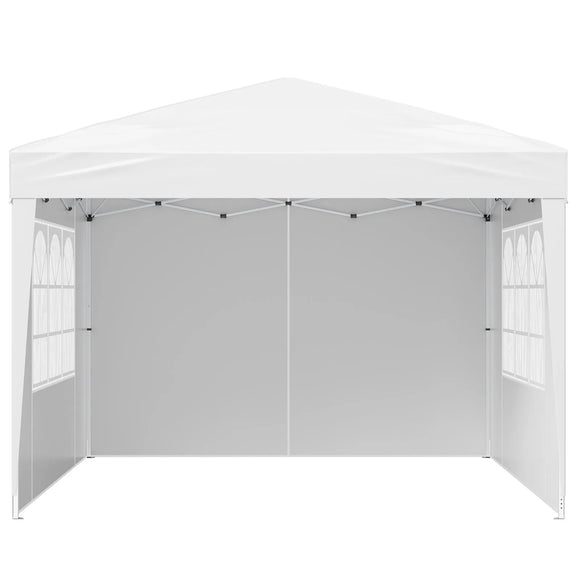 Pop Up Canopy 10 x 10 FT Pop Up Gazebo Tent with 3 Sidewalls & 2 Windows