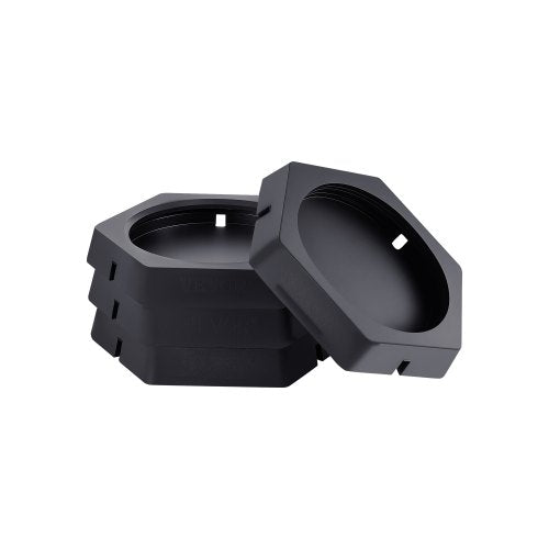 Leveling Pads 5000lbs 4 Pcs Rubber Trailer Jack Pads for 10