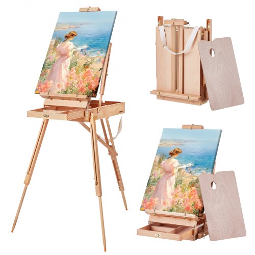French Easel Hold Canvas to 34