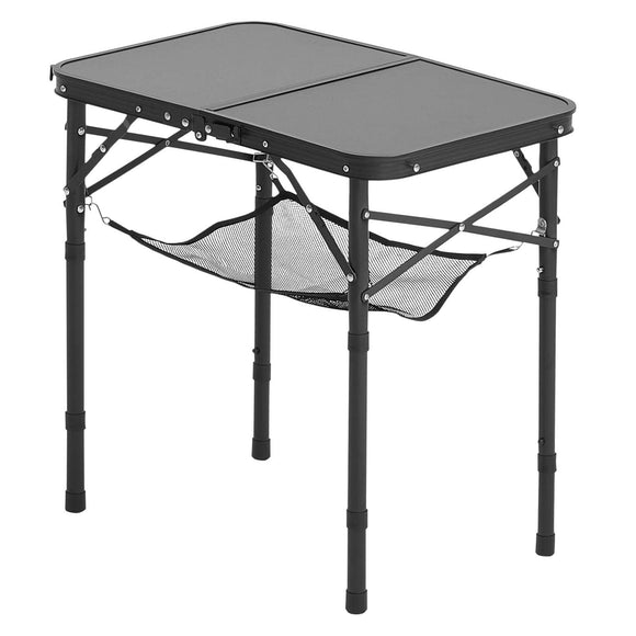 2ft Folding Portable Camping Table Aluminum Outdoor Table Adjustable Height