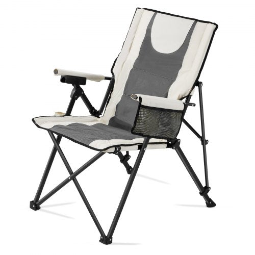 Folding Camping Chair Portable High Back Chair Heavy Duty with Cupholder