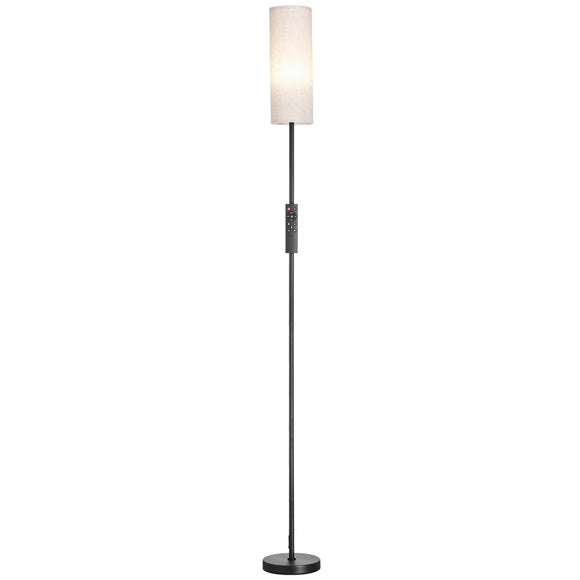 Floor Lamp Stepless Dimmable Colors Living Room Lamp with Remote Control