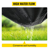 Weed Barrier Landscape Fabric, 5 x 250 ft, 5 Oz Premium Woven Ground Cover Heavy Duty PP Material & Easy Setup, Single-Layer for Outdoor Garden, Lawn