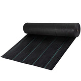 Weed Barrier Landscape Fabric, 5 x 250 ft, 5 Oz Premium Woven Ground Cover Heavy Duty PP Material & Easy Setup, Single-Layer for Outdoor Garden, Lawn