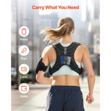 Weighted Vest, 10 lbs. Body Weight Vest for Men Women, with Reflective Stripe, Workout Equipment