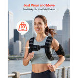 Weighted Vest, 10 lbs. Body Weight Vest for Men Women, with Reflective Stripe, Workout Equipment