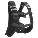 Weighted Vest, 12 lbs. Weight Vest with Reflective Stripe, Adjustable Buckle Body Weight Vest for Men Women, Workout Equipment for Strength Training, Running, Jogging, Fitness, and Weight Loss