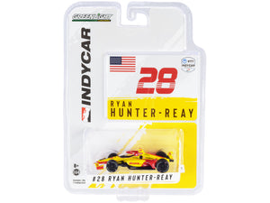 PACK OF 2 - Dallara IndyCar #28 Ryan Hunter-Reay DHL"" Andretti Autosport ""NTT IndyCar Series"" (2021) 1/64 Diecast Model Car by Greenlight""""