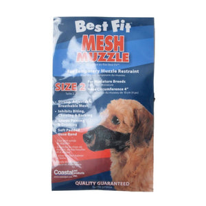 [Pack of 3] - Nylon Fabridog Best Fit Muzzle Size 2 (Dogs 7-12 lbs)