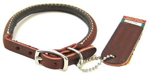 [Pack of 3] - Circle T Latigo Leather Round Collar 12" Long x 3/8" Wide