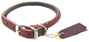 [Pack of 2] - Circle T Latigo Leather Round Collar 18" Long x 3/4" Wide