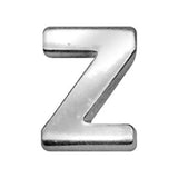 3/4"" (18mm) Chrome Letter Sliding Charms Z""