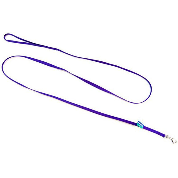 [Pack of 4] - Coastal Pet Nylon Lead - Purple 6' Long x 3/8