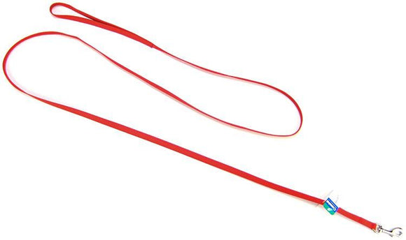 [Pack of 4] - Coastal Pet Nylon Lead - Red 6' Long x 3/8