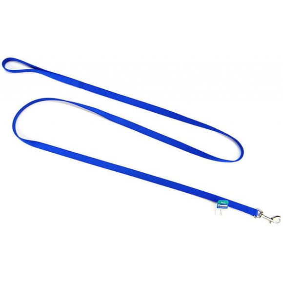 [Pack of 4] - Coastal Pet Nylon Lead - Blue 6' Long x 5/8