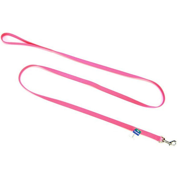 [Pack of 4] - Coastal Pet Nylon Lead - Neon Pink 6' Long x 5/8