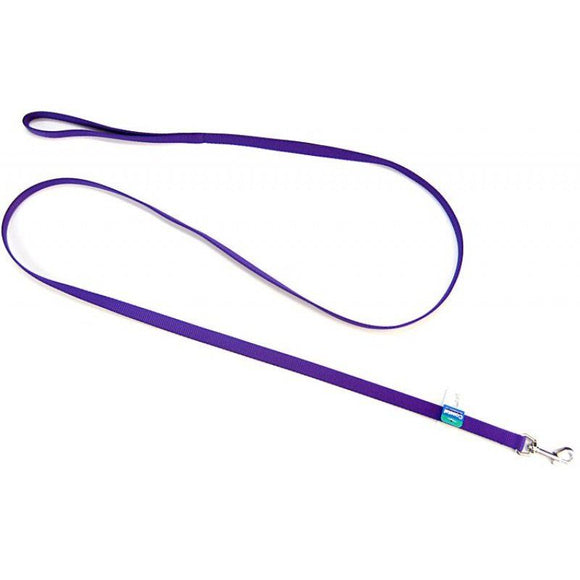 [Pack of 4] - Coastal Pet Nylon Lead - Purple 6' Long x 5/8