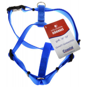 [Pack of 3] - Tuff Collar Nylon Adjustable Harness - Blue Small (Girth Size 14"-24")