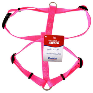 Coastal Pet Nylon Adjustable Harness - Neon Pink
