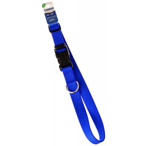 [Pack of 3] - Tuff Collar Nylon Adjustable Collar - Blue 18"-26" Long x 1" Wide