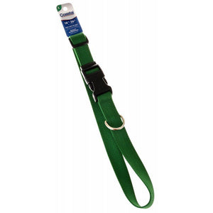 [Pack of 3] - Tuff Collar Nylon Adjustable Collar - Hunter Green 18"-26" Long x 1" Wide