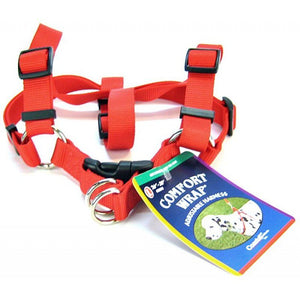 Tuff Collar Comfort Wrap Nylon Adjustable Harness - Red