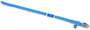 [Pack of 4] - Li'l Pals Collar With Bow - Light Blue 6"-8" Long x 5/16" Wide