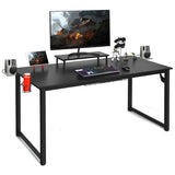Gaming Desk with Monitor Shelf Tablet Board