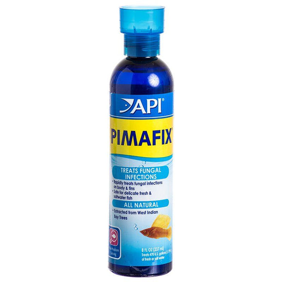 [Pack of 4] - API PimaFix Antifungal Fish Remedy 8 oz Bottle (Treats 474 Gallons)
