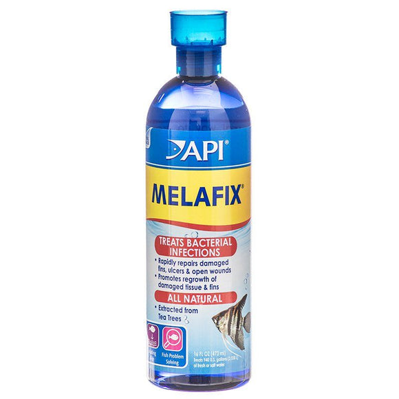 [Pack of 3] - API MelaFix Antibacterial Fish Remedy 16 oz Bottle (Treats 948 Gallons)