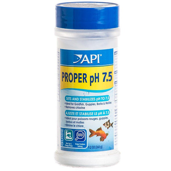 [Pack of 3] - API Proper pH Adjuster for Aquariums pH 7.5 - 260 Gram Jar