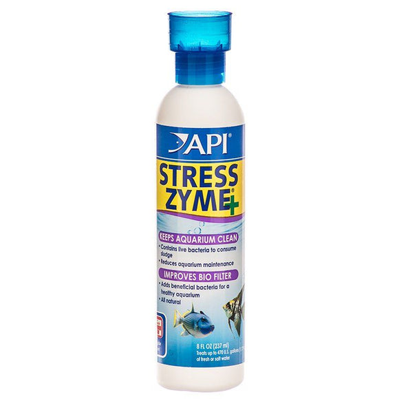 [Pack of 3] - API Stress Zyme Plus 8 oz (Treats 480 Gallons)