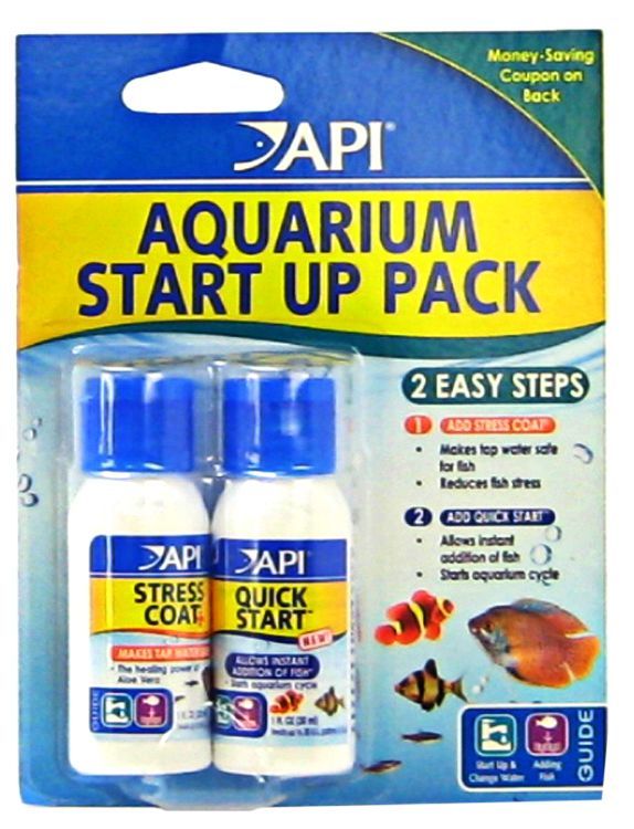 [Pack of 4] - API Aquarium Start Up Pack 1 oz - 2 Bottles