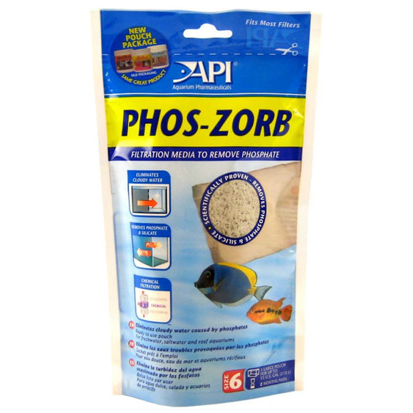 [Pack of 3] - API Phos-Zorb for API Nexx & Rena Smartfilter Size 6 - 5.25 oz - (Treats 55 Gallons)