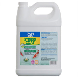 PondCare Stress Coat Plus Fish & Tap Water Conditioner for Ponds 1 Gallon (Treats 15;360 Gallons)