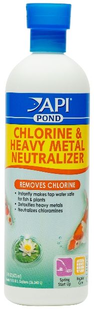 [Pack of 3] - PondCare Chlorine & Heavy Metal Neutralizer 16 oz (Treats 9;600 Gallons)