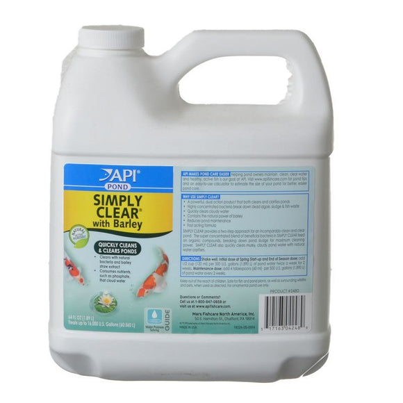 PondCare Simply-Clear Pond Clarifier 64 oz (Treats up to 16;000 Gallons)