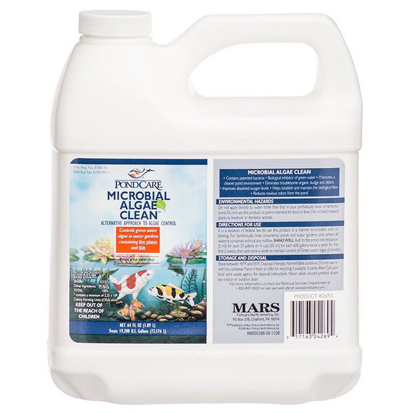 PondCare Microbial Algae Clean 64 oz (Treats 19;200 Gallons)